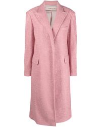 Blanca Vita - Camelia Felted Long Coat - Lyst