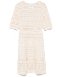 Isabel Marant - Abril Short Openwork Knitted Dress - Lyst