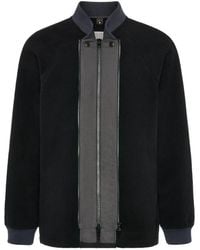 Maison Margiela - Wool Zip-Up Bomber Jacket - Lyst