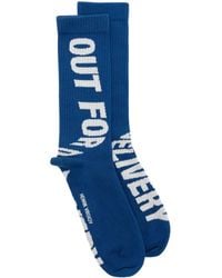 Henrik Vibskov - Out For Delivery Two-tone Socks - Lyst