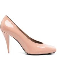 Givenchy - Patent Square-Toe Pumps - Lyst