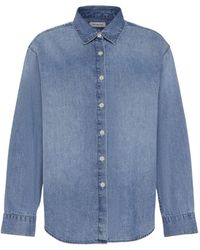 Calvin Klein - Button-Down Denim Shirt - Lyst