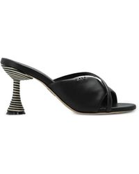 Rodo - Leather Heeled Mules - Lyst