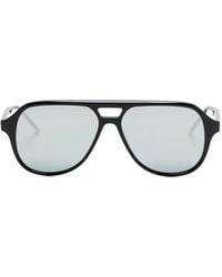 Thom Browne - Occhiali Da Sole Con Montatura Stile Pilota - Lyst
