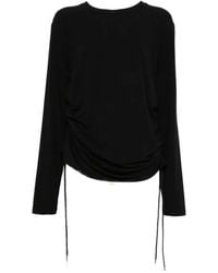Nomen Nescio - Drawstring Long-Sleeve T-Shirt - Lyst
