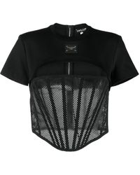 Dolce & Gabbana - Logo-Plaque Cropped Top - Lyst
