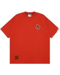 Aape By A Bathing Ape - Logo-Patch Graphic-Print T-Shirt - Lyst