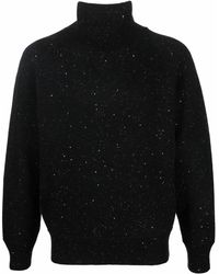 Ferragamo - Speckle-Knit Roll Neck Jumper - Lyst