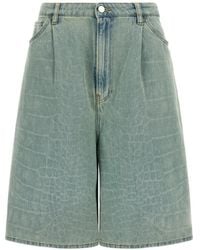 Nude - Pantalones Cortos Kate Con Efecto Animal - Lyst