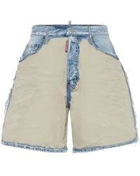 DSquared² - Semplice Carpenter Denim Shorts - Lyst