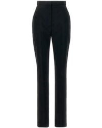 McQueen - Pantalones Con Cierre De Botón - Lyst