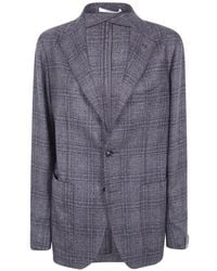 Tagliatore - Montecarlo Check Wool Blazer - Lyst