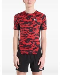 Under Armour - Heatgear Printed Short-Sleeve T-Shirt - Lyst