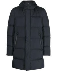 Herno - フーデッド パデッドコート - Lyst