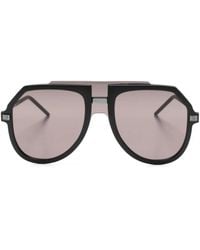 Dolce & Gabbana - Dg6195 Pilot-Frame Sunglasses - Lyst