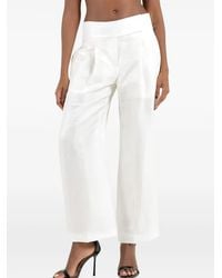 BOSS - Wide-Leg Trousers - Lyst