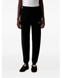 La Mania - Grant Logo-Embroidered Elasticated Track Pants - Lyst