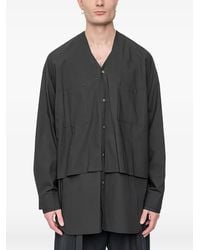 The Viridi-anne - Button-Up Chest-Pocket Shirt - Lyst