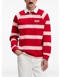 Benetton - X Stranger Things Striped Polo Shirt - Lyst