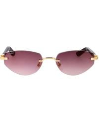 Cartier - Geometric-Frame Sunglasses - Lyst