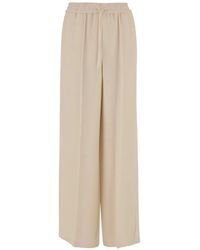 Valentino Garavani - Pantalon Ample À Lien De Resserrage - Lyst