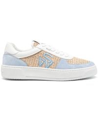 Stuart Weitzman - Courtside Raffia Sneakers - Lyst