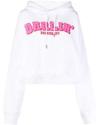 DSquared² - Darlin' Logo-Print Cotton Hoodie - Lyst