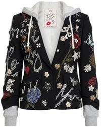 Cinq À Sept - Khloe Embellished Hooded Blazer - Lyst