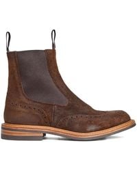 Tricker's - Henry Suede Boots - Lyst