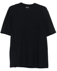 Giorgio Armani - T-Shirt À Motif De Chevrons - Lyst