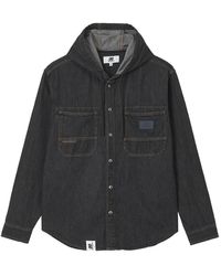 Chocoolate - Denim Jack Met Capuchon - Lyst