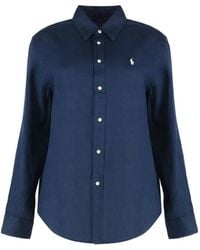Polo Ralph Lauren - Long-Sleeve Linen Shirt - Lyst