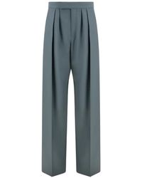 Chloé - Pleated Wool Trousers - Lyst