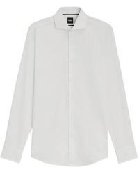BOSS - Long-Sleeve Button-Fastening Shirt - Lyst