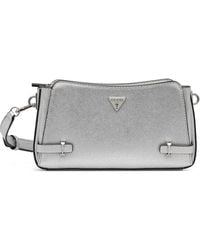 Guess - Metallic-Finish Satchel Bag - Lyst