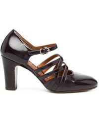 Chie Mihara - Match Strappy Leather Heeled Pumps - Lyst