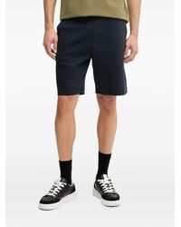 BOSS - Bermudas con cordones y placa del logo - Lyst