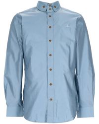 Vivienne Westwood - Two Button Krall Orb-Embroidered Shirt - Lyst