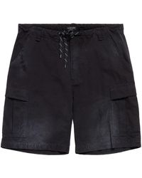 Balenciaga - Faded Cotton Cargo Shorts - Lyst