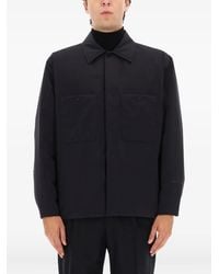 Herno - Sobrecamisa con bolsillos de parche - Lyst