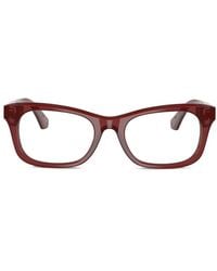 Burberry - Rectangle-Frame Glasses - Lyst