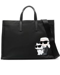 Karl Lagerfeld - Large K/ikonik 2.0 Tote Bag - Lyst