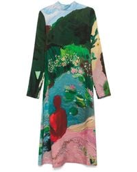 Stine Goya - Long-Sleeves Midi Dress - Lyst