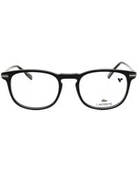 Lacoste - Round-Frame Glasses - Lyst