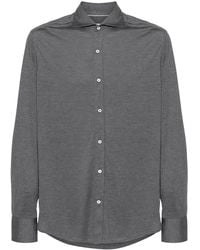 Brunello Cucinelli - Silk And Cotton Blend Shirt - Lyst