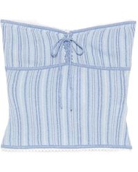 Asta Resort - Cleo Lace-Up Top - Lyst
