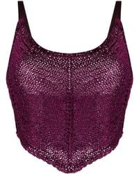 forte_forte - Cropped Crochet Top - Lyst