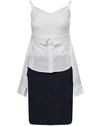 Pushbutton - Vestido Con Efecto A Capas - Lyst