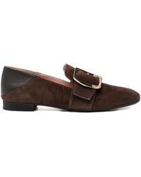 Bally - Buckle Detail Loafers - Lyst