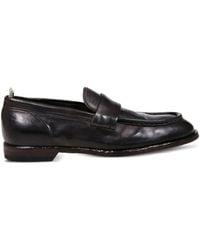 Officine Creative - Leather Penny Loafers - Lyst